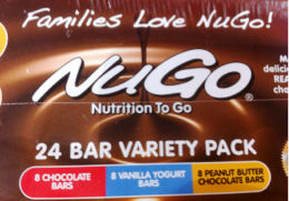 NuGo Nutrition To Go Bars 24 ct